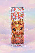 Sip Sip Dr. Pepper Highland Cow Tumbler