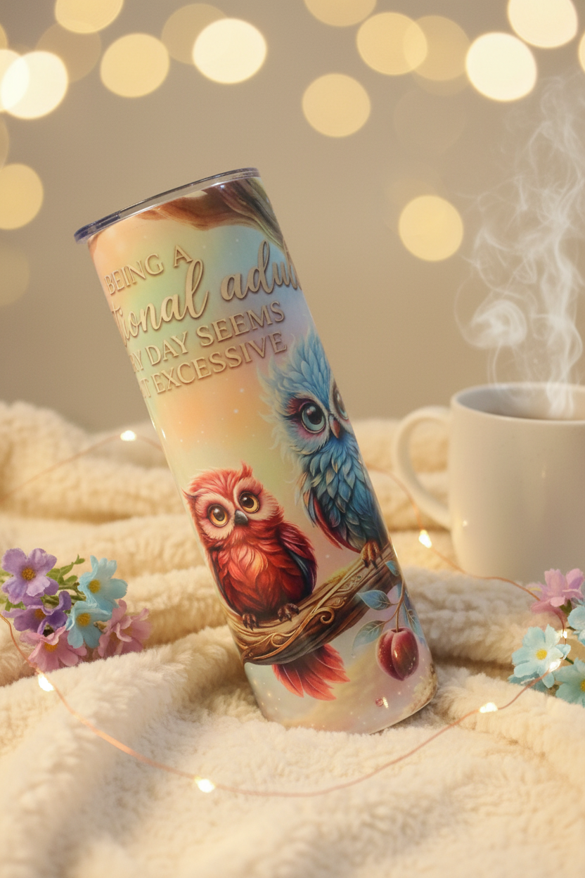 Being a Functional Adult Every Day Seems a Bit Excessive – 20oz Tumbler