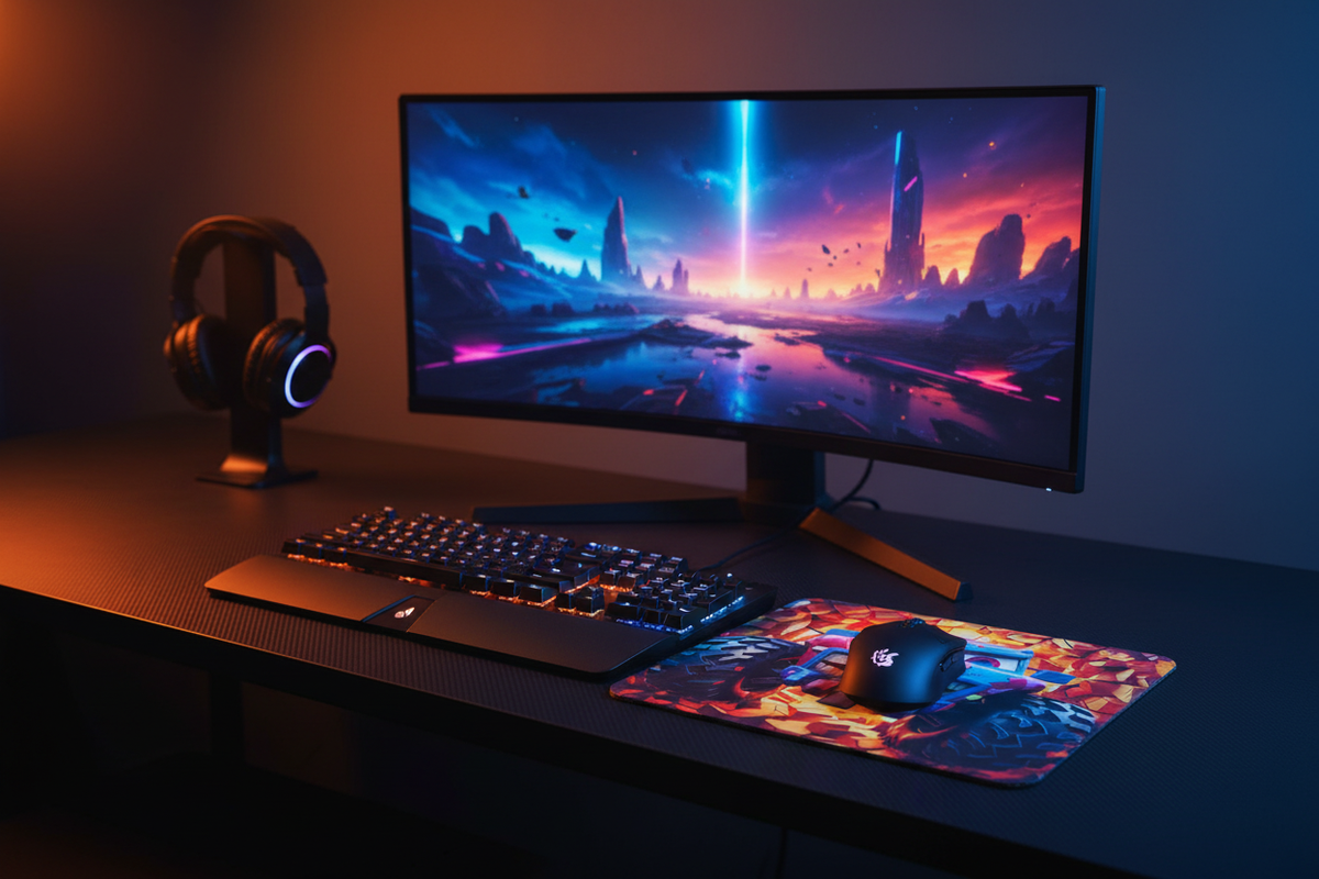 Monster Truck Mouse Pad - Gaming Setup