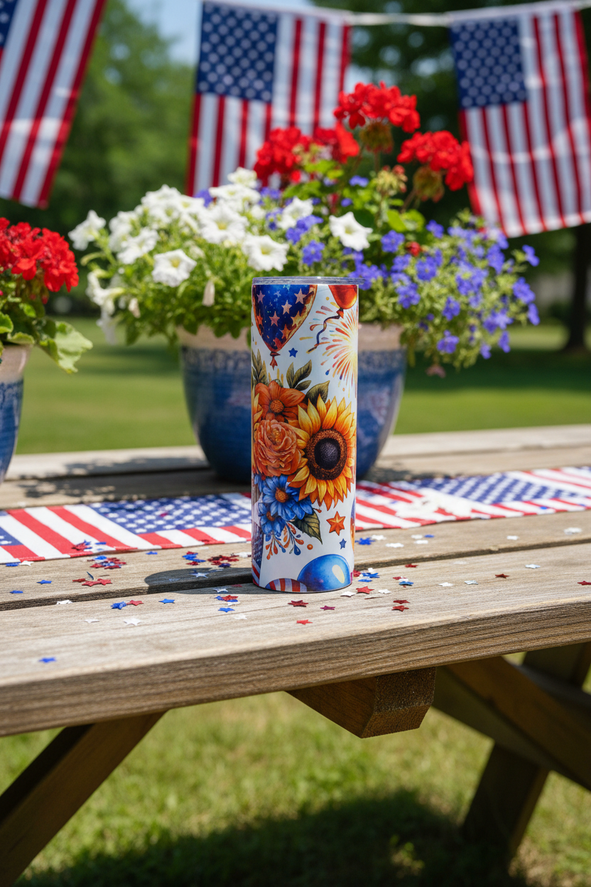Patriotic Floral — Festive Table